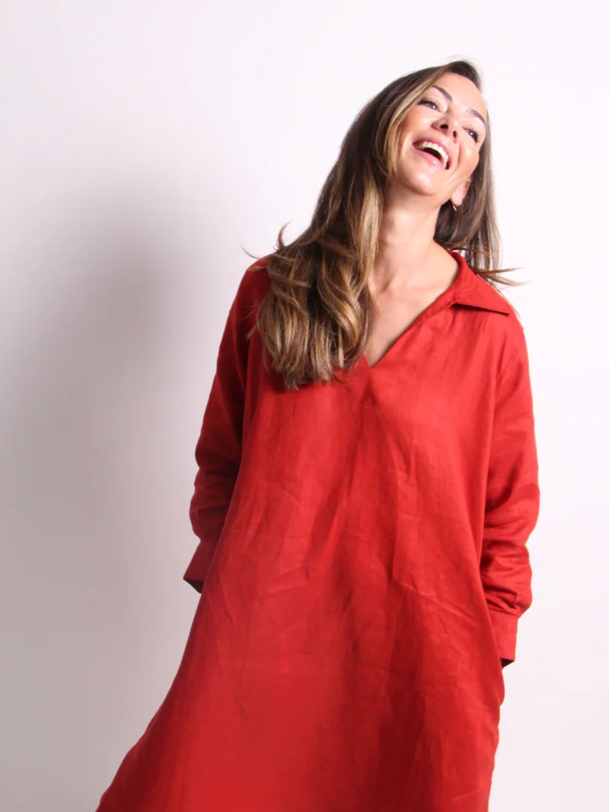 Linen Day Dress