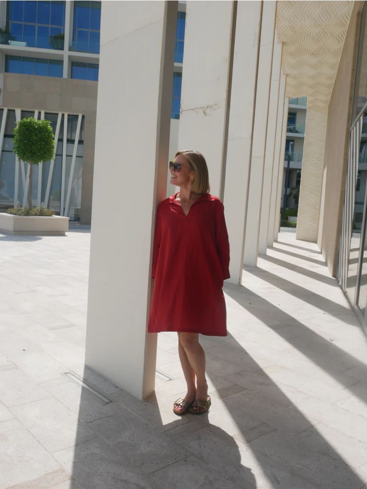 Linen Day Dress