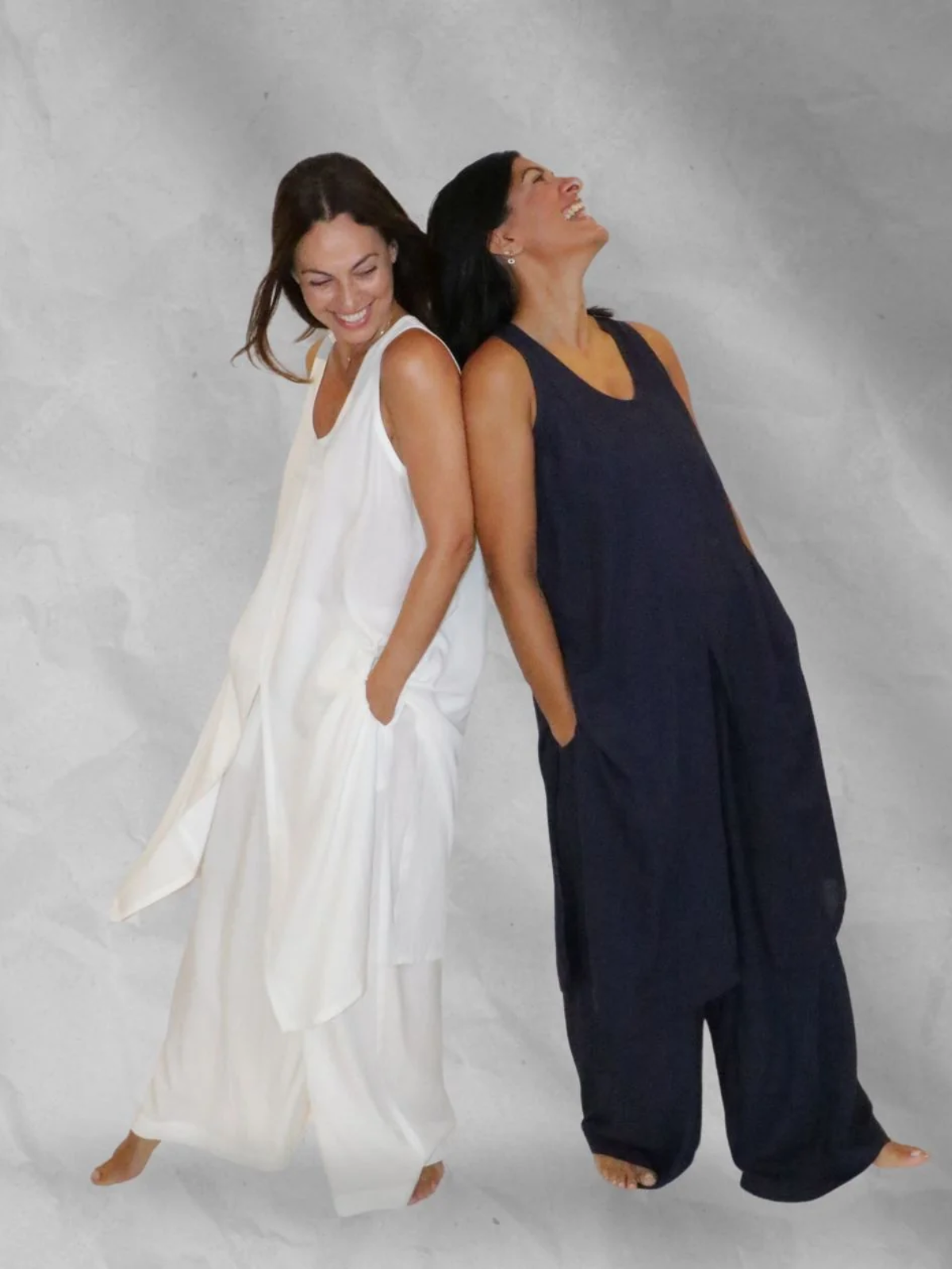 Leisure Wear Day Set - Navy — front view | VIVI & CO