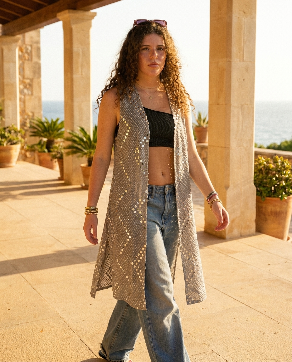Grey Silver Gilet - Limited Edition