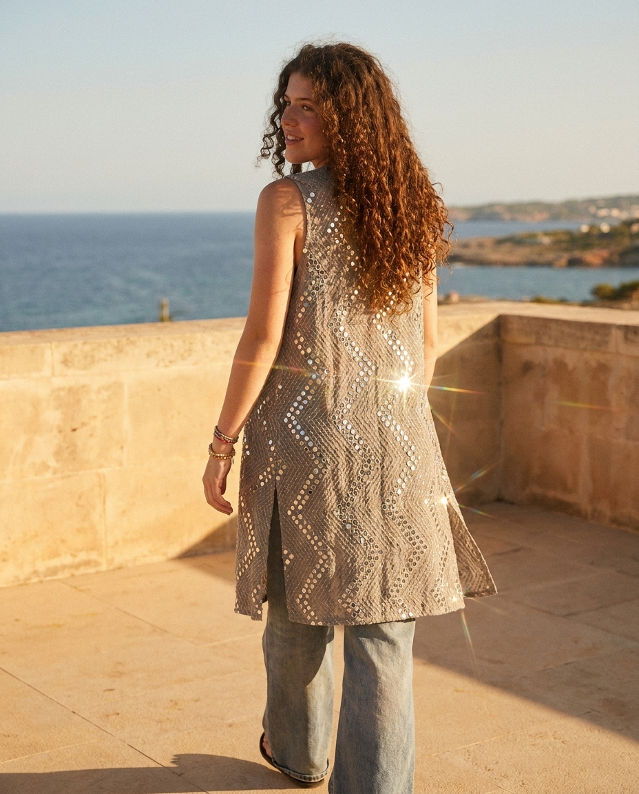 Grey Silver Gilet - Limited Edition