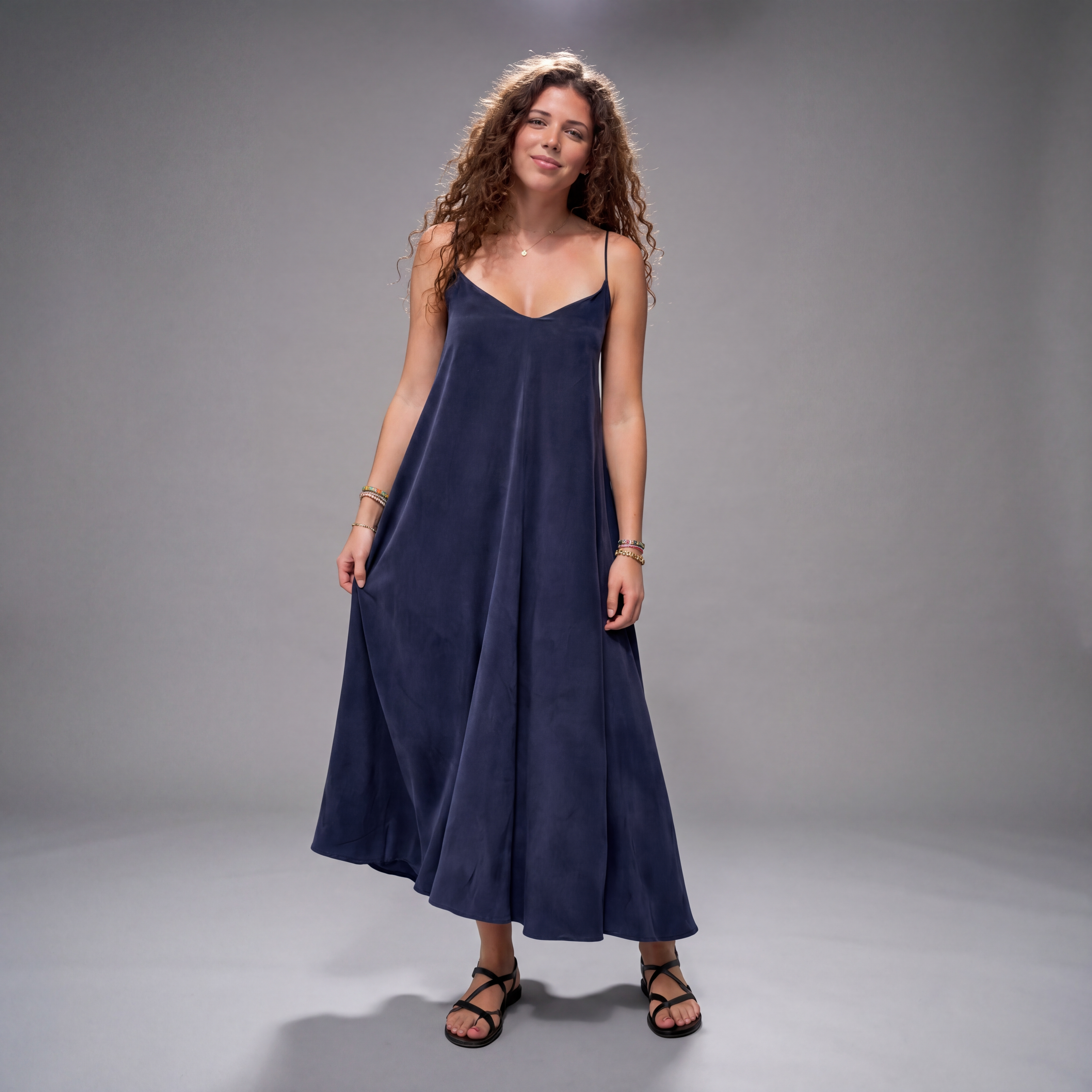 Jay Swing Dress - Navy