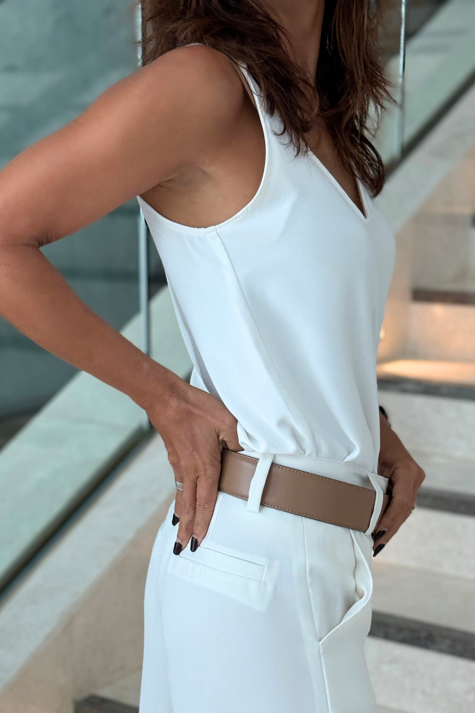 White Cami Top