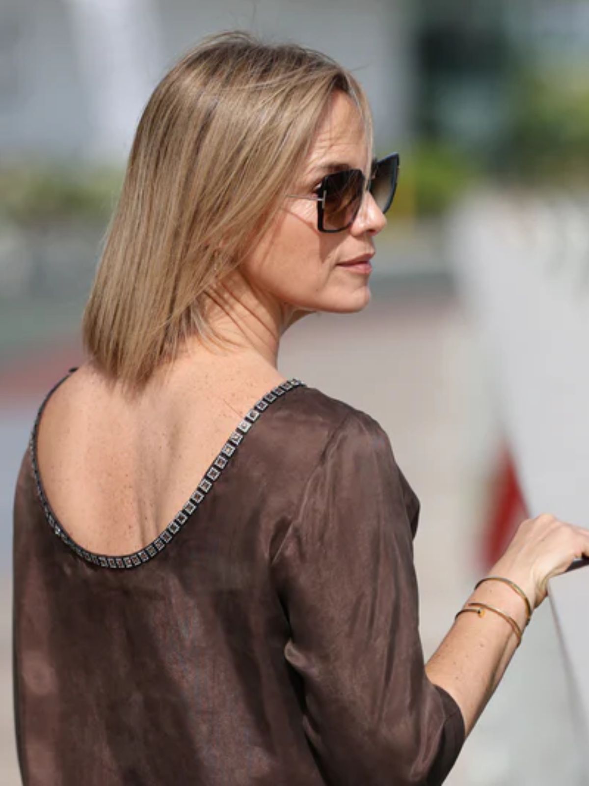 Swarovski Trim Cocoa Mini