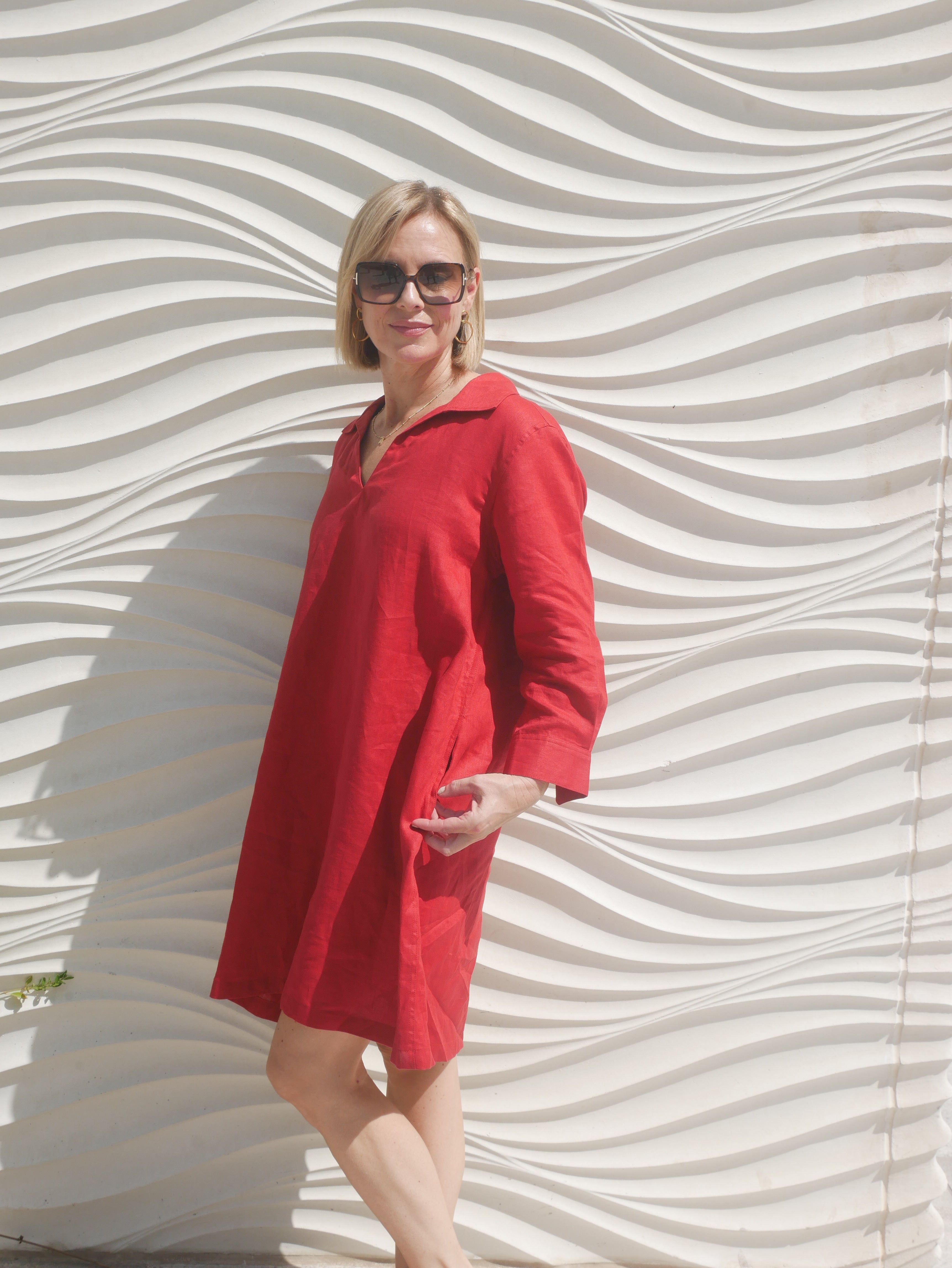 Linen Day Dress