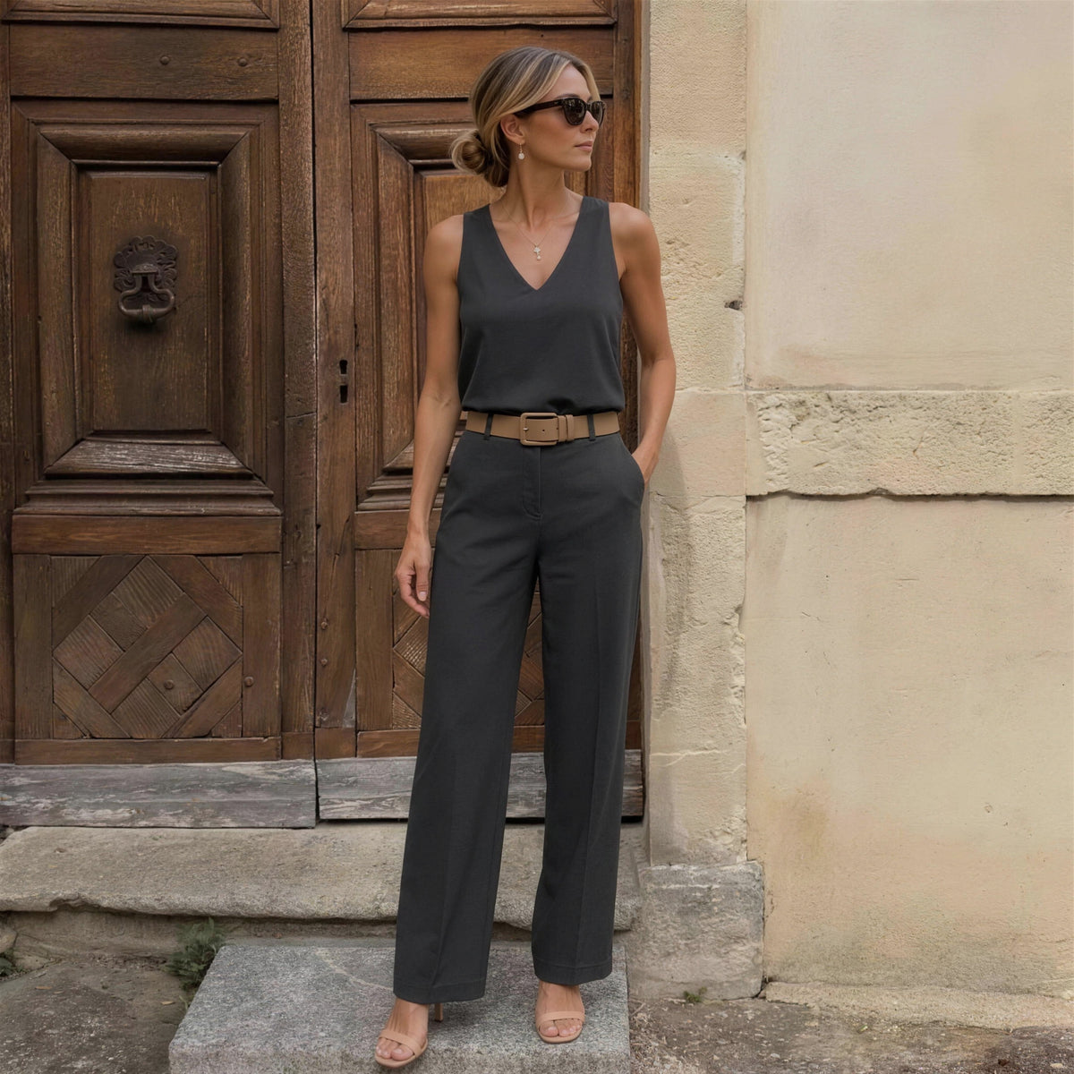 Essential Elegant Top — Slate